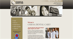 Desktop Screenshot of chiesadentalcare.com